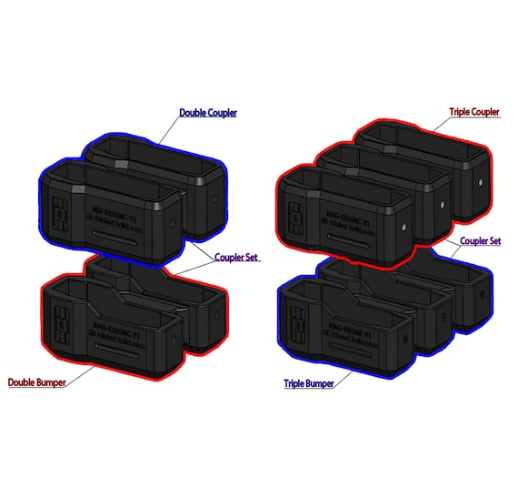 Side-by-side Mag Connectors - Etsy