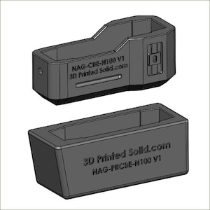 3D Printed Solid 6/12/18 Dart Nerf Magazine Bumpers