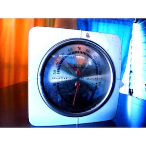 Airguide Weather Station USA Thermometer Hygrometer Desktop White