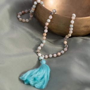 Japa mala natural stone 108 - spiritual jewelry - mindfulness