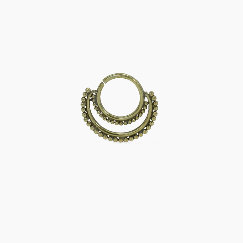 16G-1,2mm Indra silver tribal Septum piercing 18G-1mm 14G-1,6mm