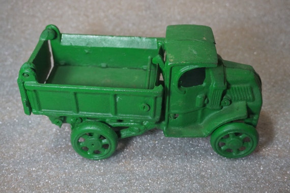 vintage cast iron truck