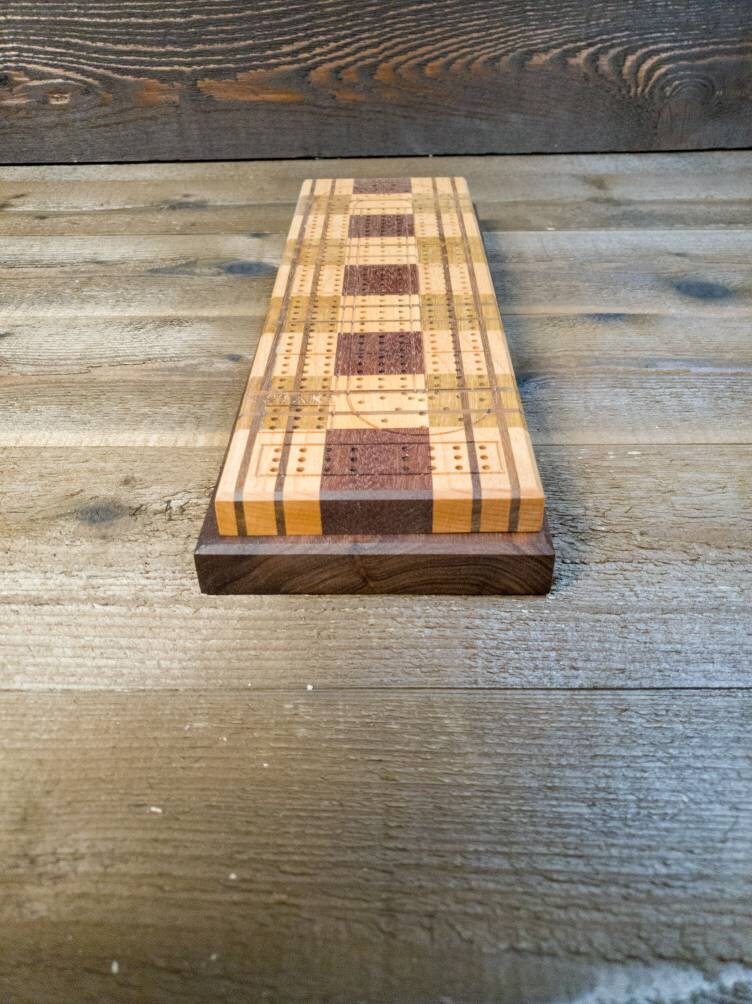 Cribbage Board skunk Lines card and Peg Storage Wedding Etsy