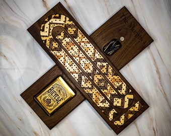 Cribbage Board - Crib Board - Card and Peg Storage - Custom Engraving Available