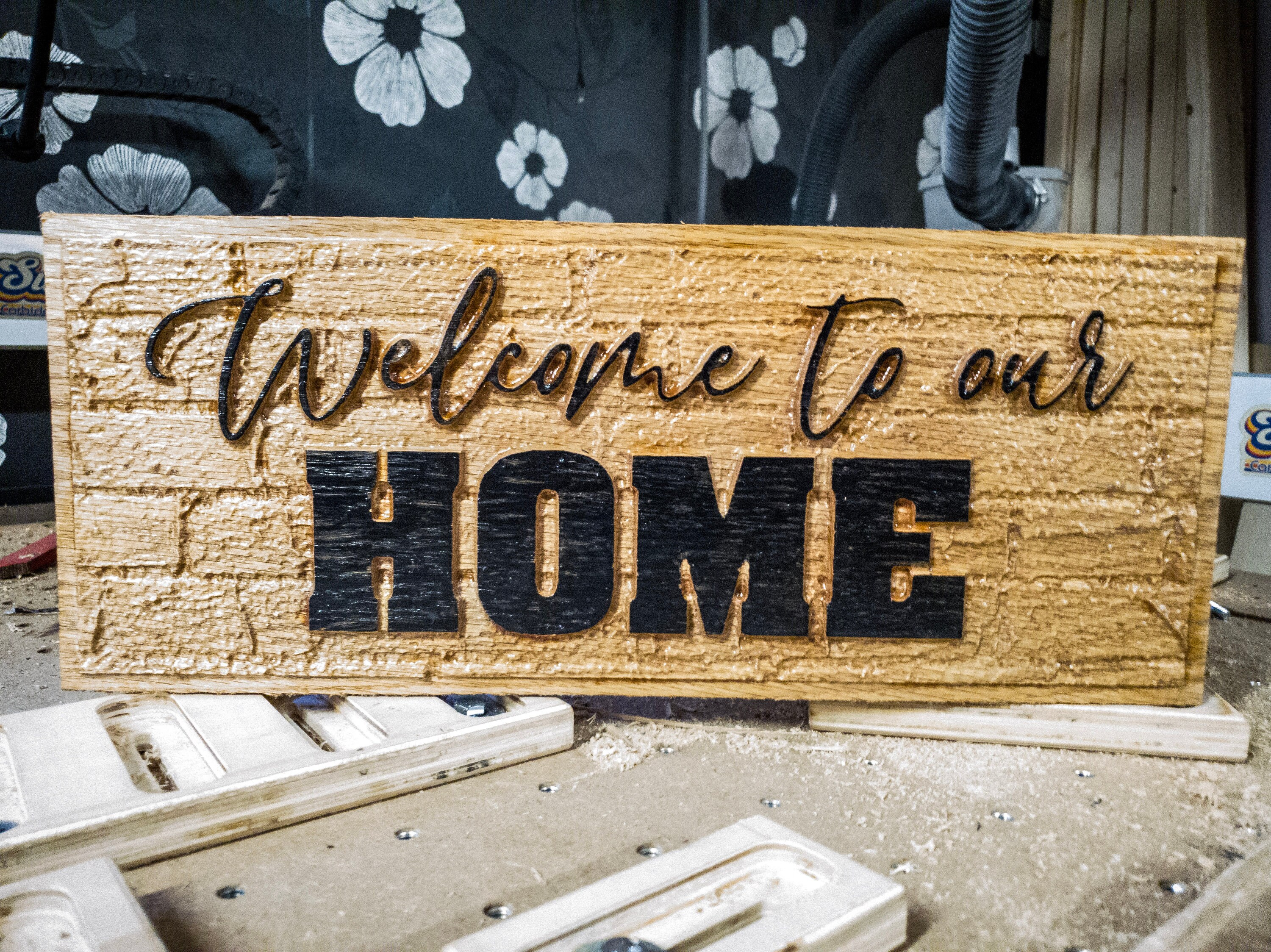 Welcome Sign - Wood Sign - Welcome to our home - Welcome to our home wood sign