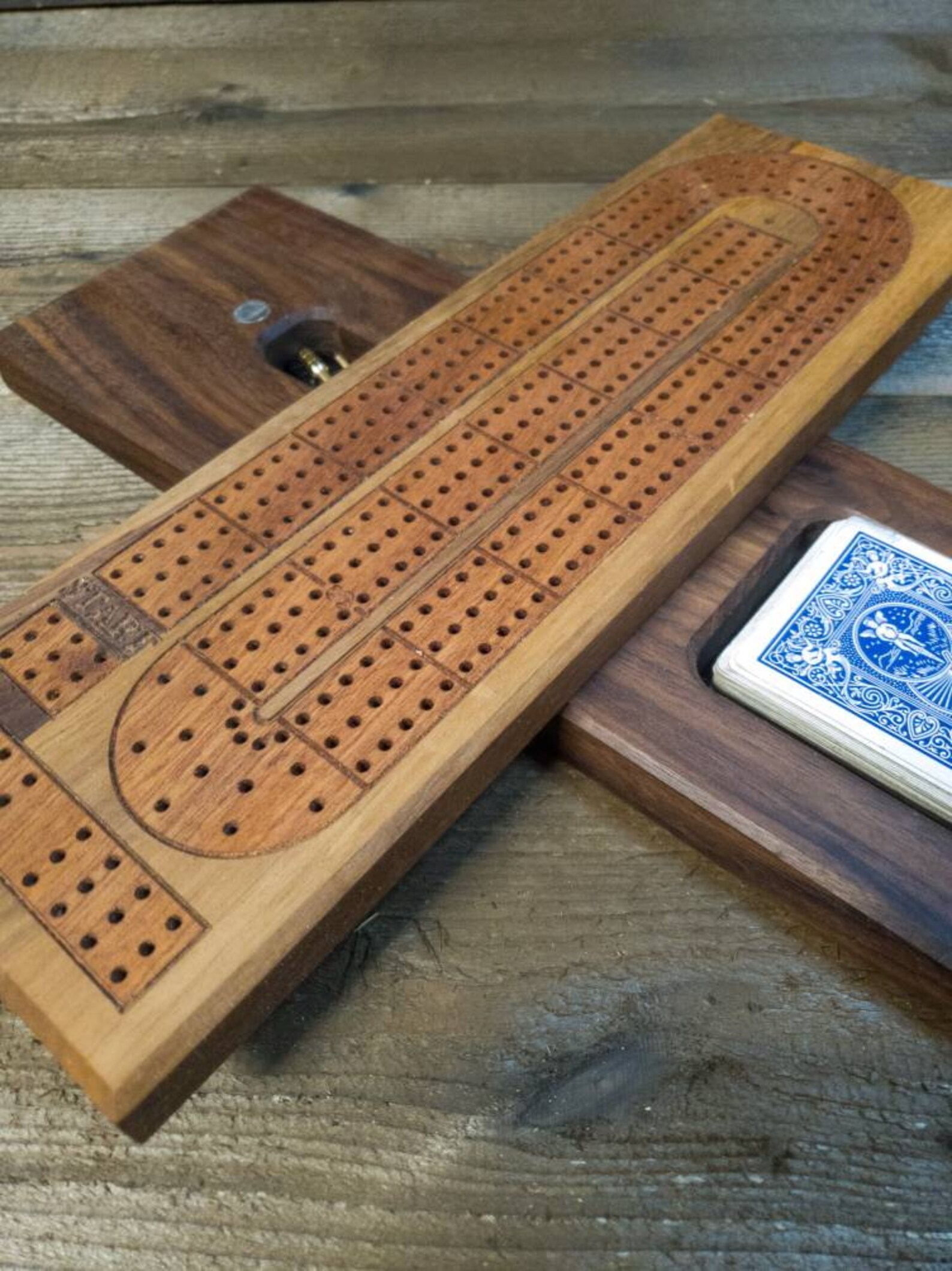Cribbage Board skunk Lines card and Peg Storage Wedding Etsy Canada