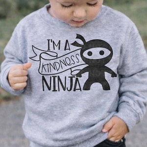 Schattig ninja-svg-bestand | Karate-svg | Ninja Boy Svg | Samurai Svg Png Clip Art Cricut Cut bestanden silhouet DXF-bestanden
