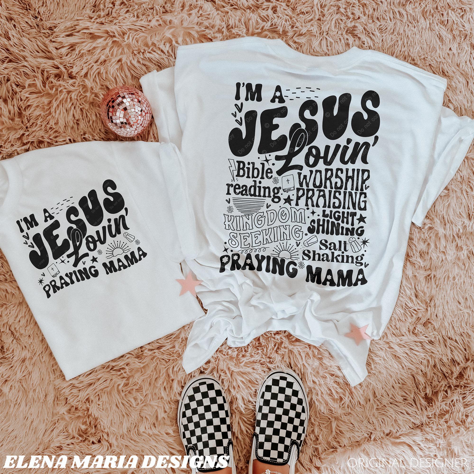 I'm A Jesus Lovin' Sublimation Design Faith PNG Sublimation