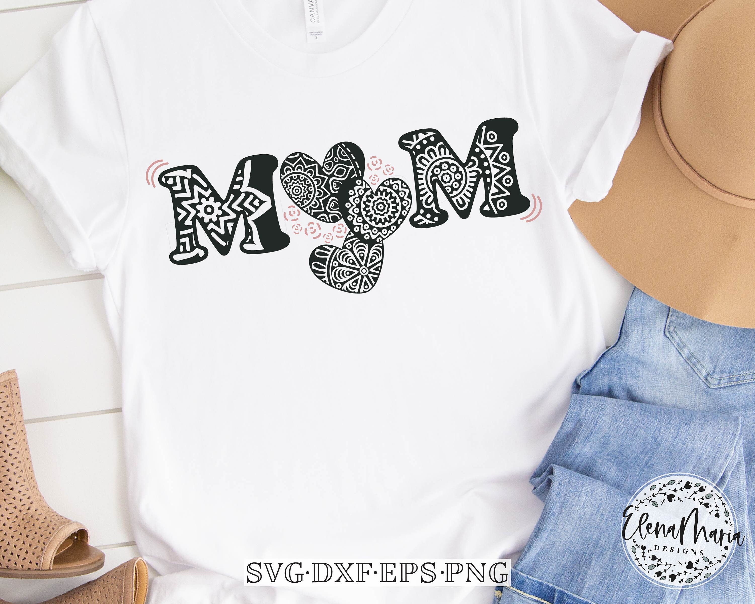 Download Mom Mandala Svg Mothers Day Zentangle Svg Png Clip Art Etsy