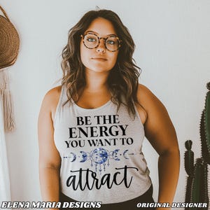 Sé la energía que quieres atraer Archivo PNG de sublimación / Descarga de imágenes prediseñadas PNG de sublimación de acuarela positiva e inspiradora