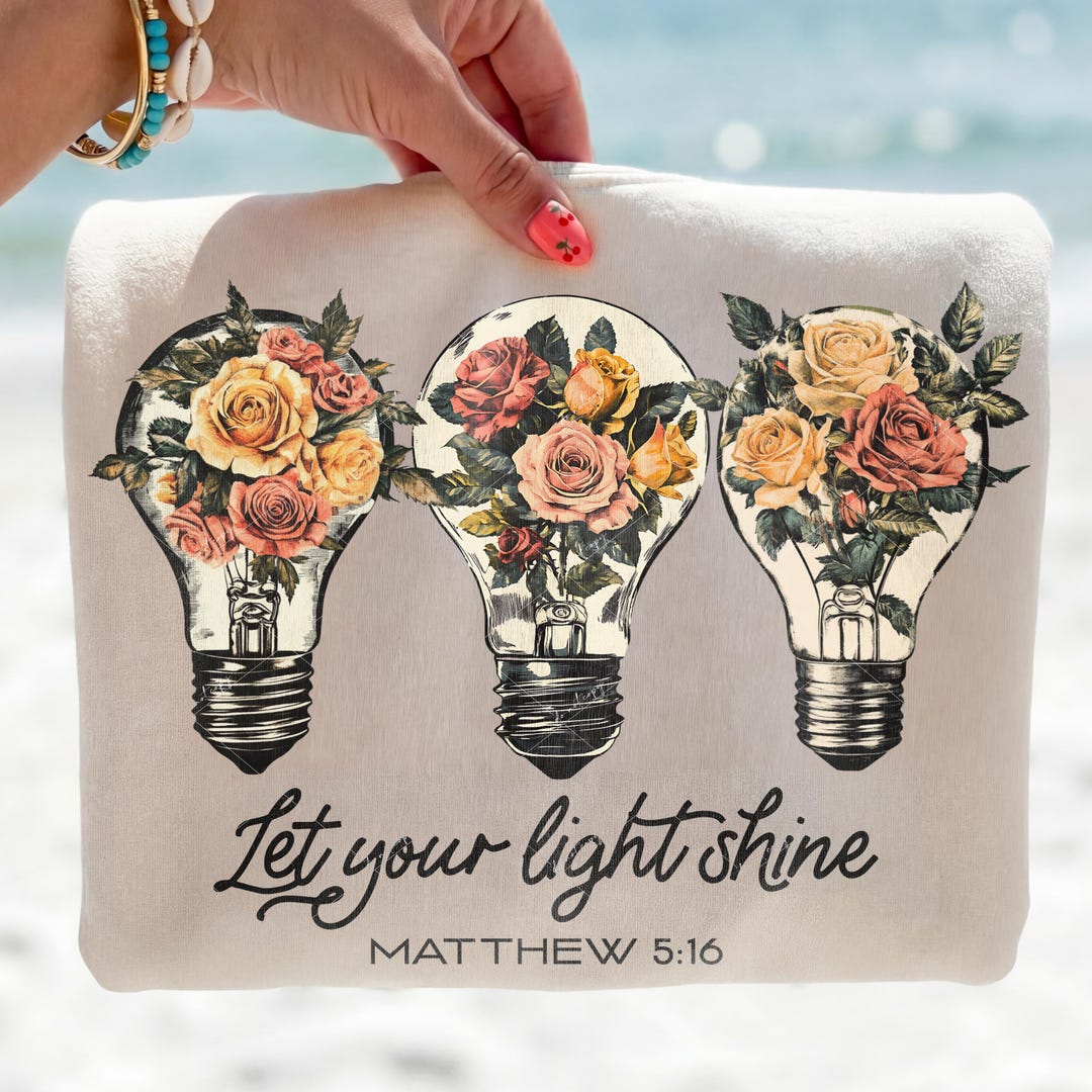 Faith Let Your Light Shine Sublimation Design | Jesus PNG Sublimation ...