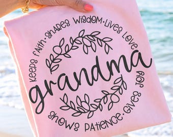 Grandma SVG File: Mothers Day Cricut, Silhouette (Digital Download)