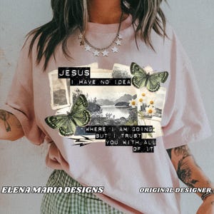Conception vintage de sublimation de papillon de Jésus | Foi Fichier PNG Clipart