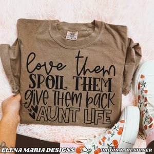 Tante Leben SVG |  Tante-Shirt-Svg-Datei Mom SVG-EPS-Datei Png Dxf Cricut Cut Dateien Silhouette Cut Files