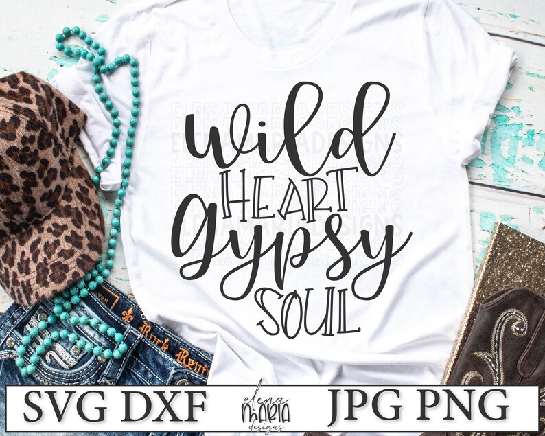 Gypsy Svg File Bohemian Svg Jpg Png Dxf Cricut Cut Files Etsy