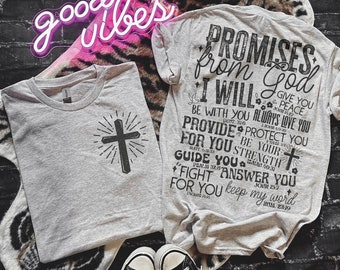 Promises From God Sublimation Design | Faith PNG File Sublimation Transfer Clipart ORIGINAL DESIGNER