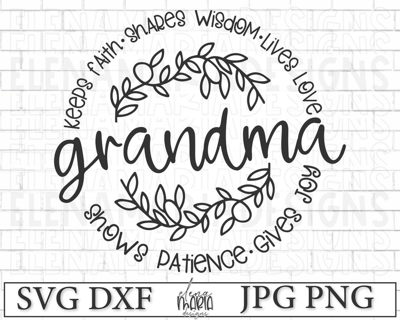 Download Blessed Grandma SVG Grandmother Mothers Day Svg Jpg Png ...