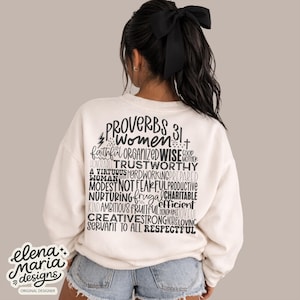 Proverbs 31 Women Sublimation Design | Faith PNG File Sublimation Transfer Clipart ORIGINAL DESIGNER