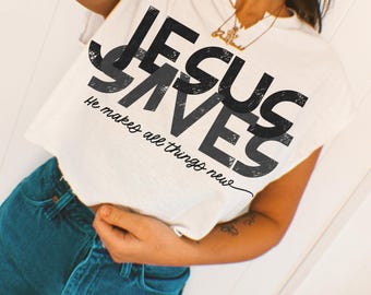 Jesus Saves Sublimation Design | Faith PNG Sublimation Transfer PNG Clipart