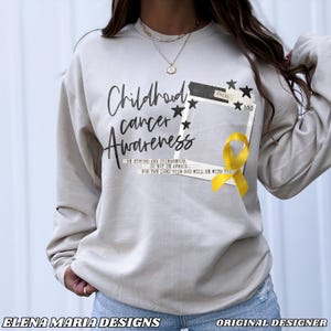 Archivo PNG personalizable con versículo bíblico de Jesús para concientización sobre el cáncer infantil. Diseño de sublimación.