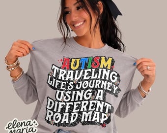 Autism PNG File | Autism Awareness | Road map | Sublimation