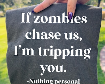 Zombie Tripping SVG File: Funny Sarcastic Cricut Cut Files