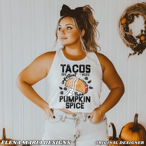 I tacos sono più importanti delle spezie di zucca Sublimazione PNG Foglie di zucca Scheletro File PNG / Clip Art per artigiani