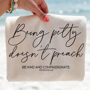 Jesus Png File Being Petty Doesn’t Preach Sublimation Design