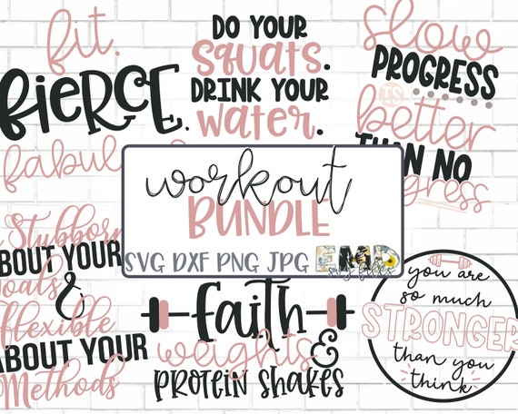 Download Workout Svg File Bundle Fitness Svg Jpg Png Dxf Cricut Cut Etsy PSD Mockup Templates