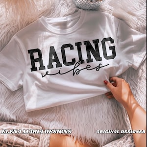Racing SVG File | Racing Mom Shirt Svg File Png Dxf Cricut Cut Files Silhouette Cut Files For Crafters
