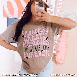 Grandma PNG File | Memories Heart Grandkids Clip Art For Crafters