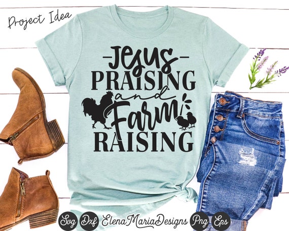 Download Art Collectibles Clip Art Farm Country Western Svg Eps Png Clip Art Cricut Silhouette Dxf Files Jesus Praising And Farm Raising Svg Cutting File