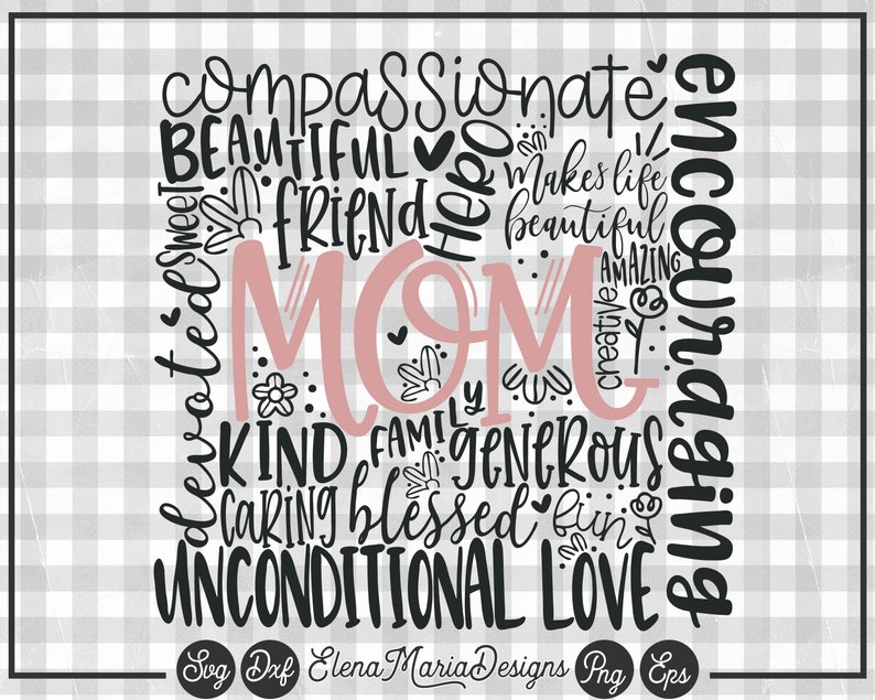 Download Mom Subway Art Svg File Mothers Day Svg EPS Png Dxf Cricut ...