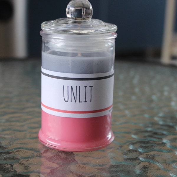 Black Cherry Unlit Scented Small Fiesta Jar Soy Candle