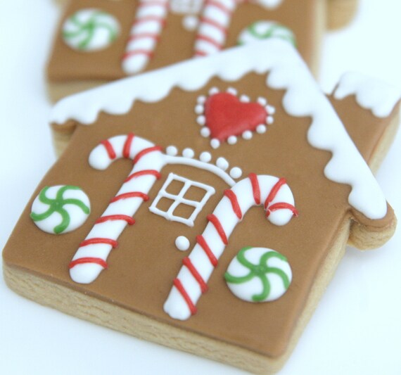 Holiday Home Christmas Cookie Container - Gingerbread/Candy Cane, 1 ct -  Food 4 Less