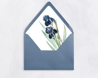 INSTANT DOWNLOAD, Printable Envelope Liners Templates, Wedding /Event Invitations, Fall Wedding, PDF, diy