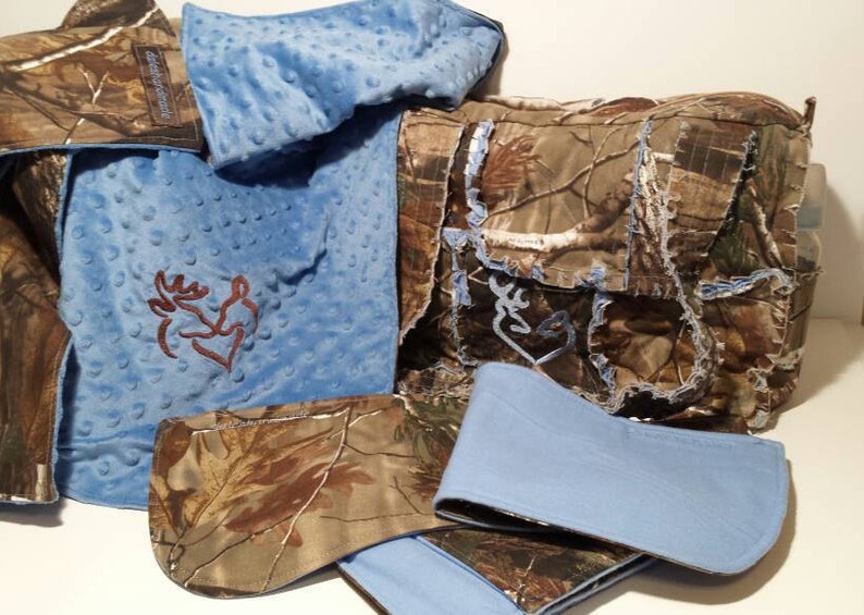 Realtree Blue Camo Diaper Bag Personalized Camo Diaper Bag Etsy