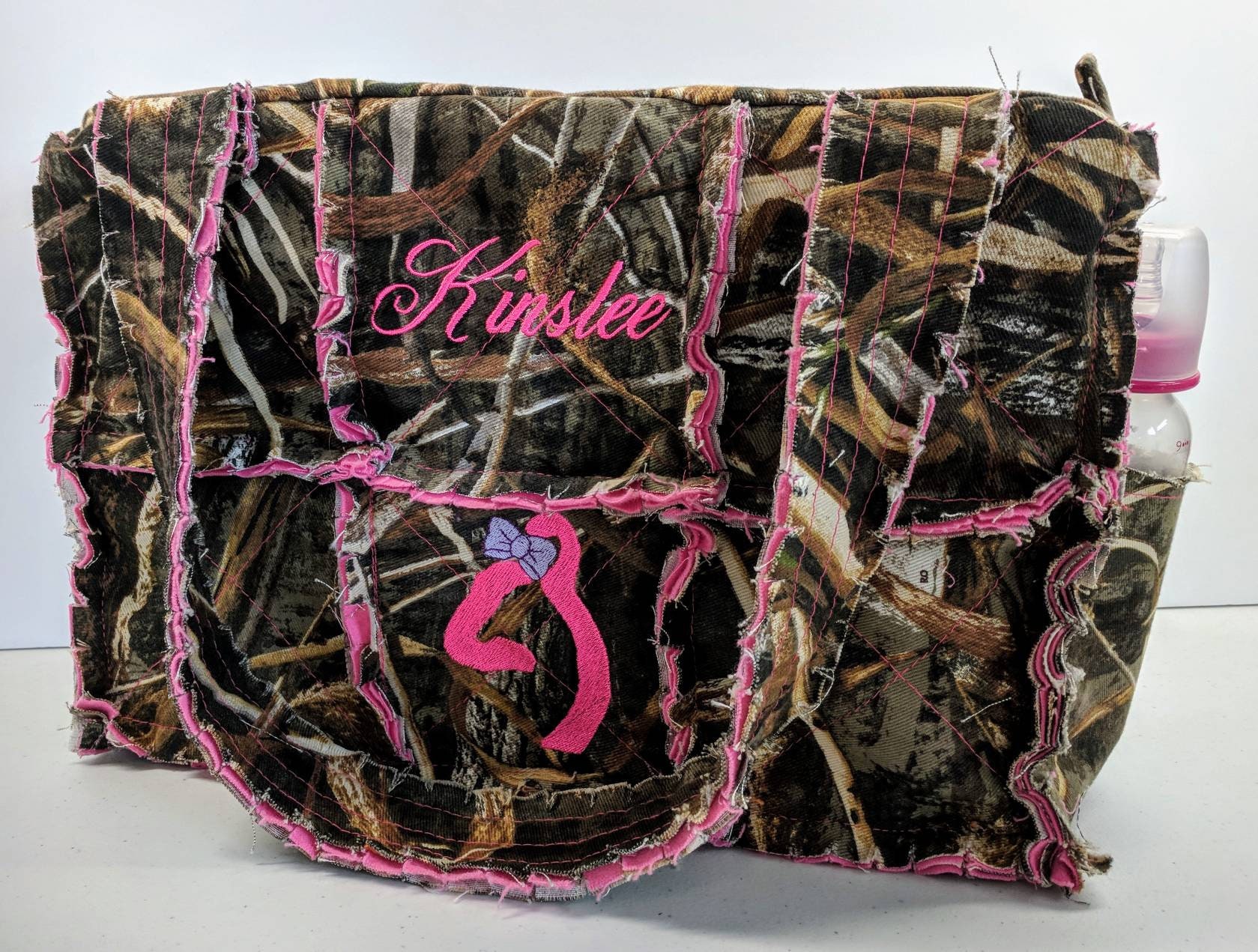 Realtree Max 5 pink camo diaper bag15 wide x 10 tall x 5 | Etsy