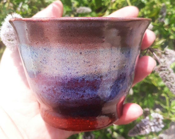 Wine/Whiskey Cup-Tumbler - 'Fire In The Sky'