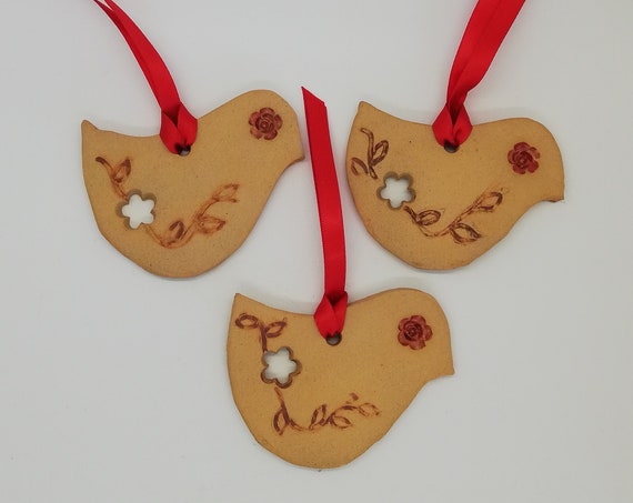 Pottery Hanging Birds