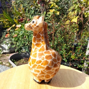 Pottery template to accompany YouTube video to make  ball giraffe