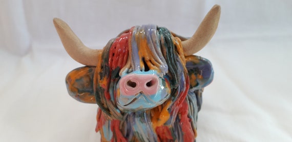 Handmade Ceramic Highland Coo