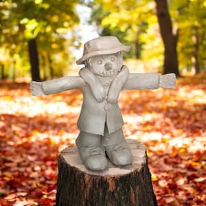 Printable pottery template and instructions to make a scarecrow