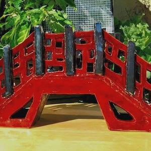 Szablon do ceramiki do druku i instrukcja budowy japońskiego mostu