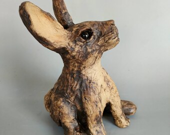 Baby Hare (handmade ceramic)