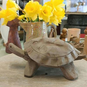Pottery template to accompany YouTube video to make Toby the tortoise