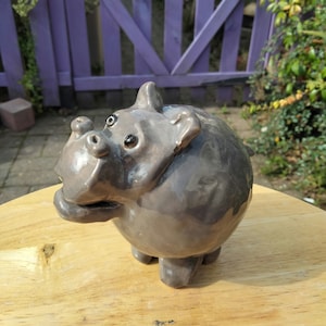 Pottery template to accompany YouTube video for ball hippo