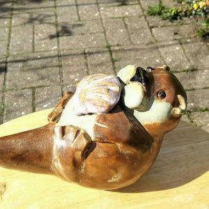 Keramik Vorlage für YouTube-Video zu Oscar dem fetten Otter