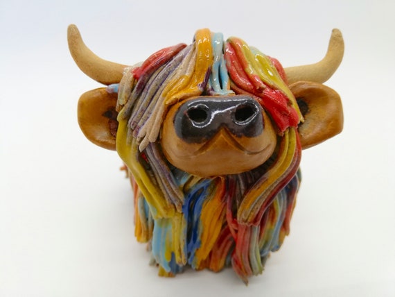 Handmade Ceramic Highland Coo