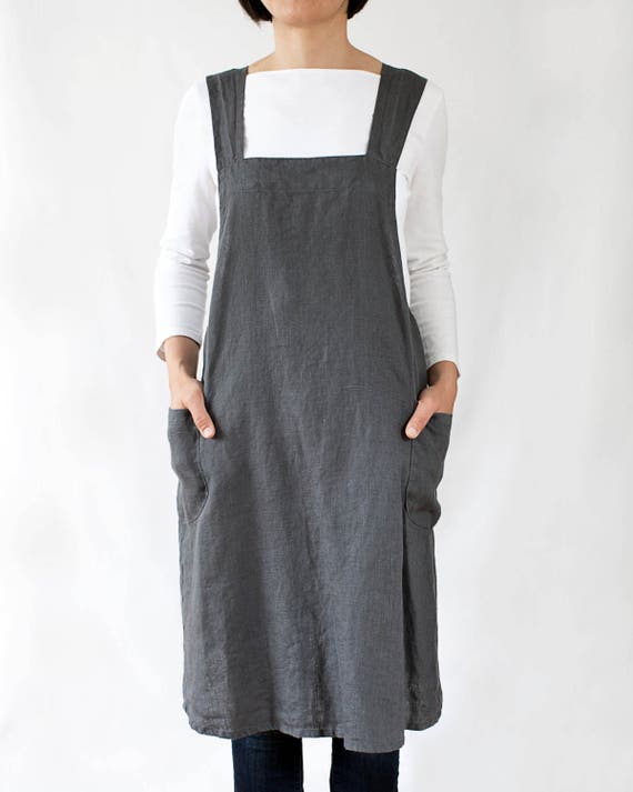 grey pinafore womens